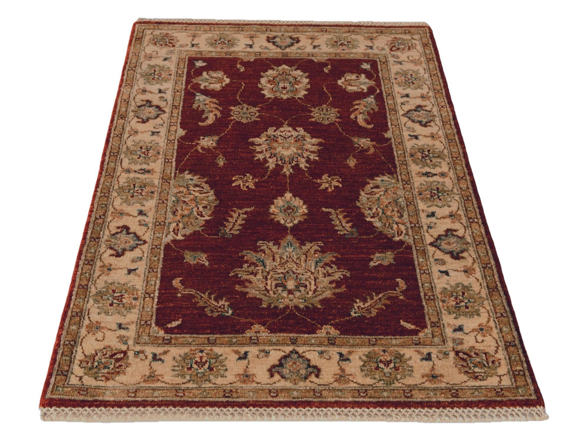 2' 9 x 4' 2 Hand Knotted Ziegler Rug