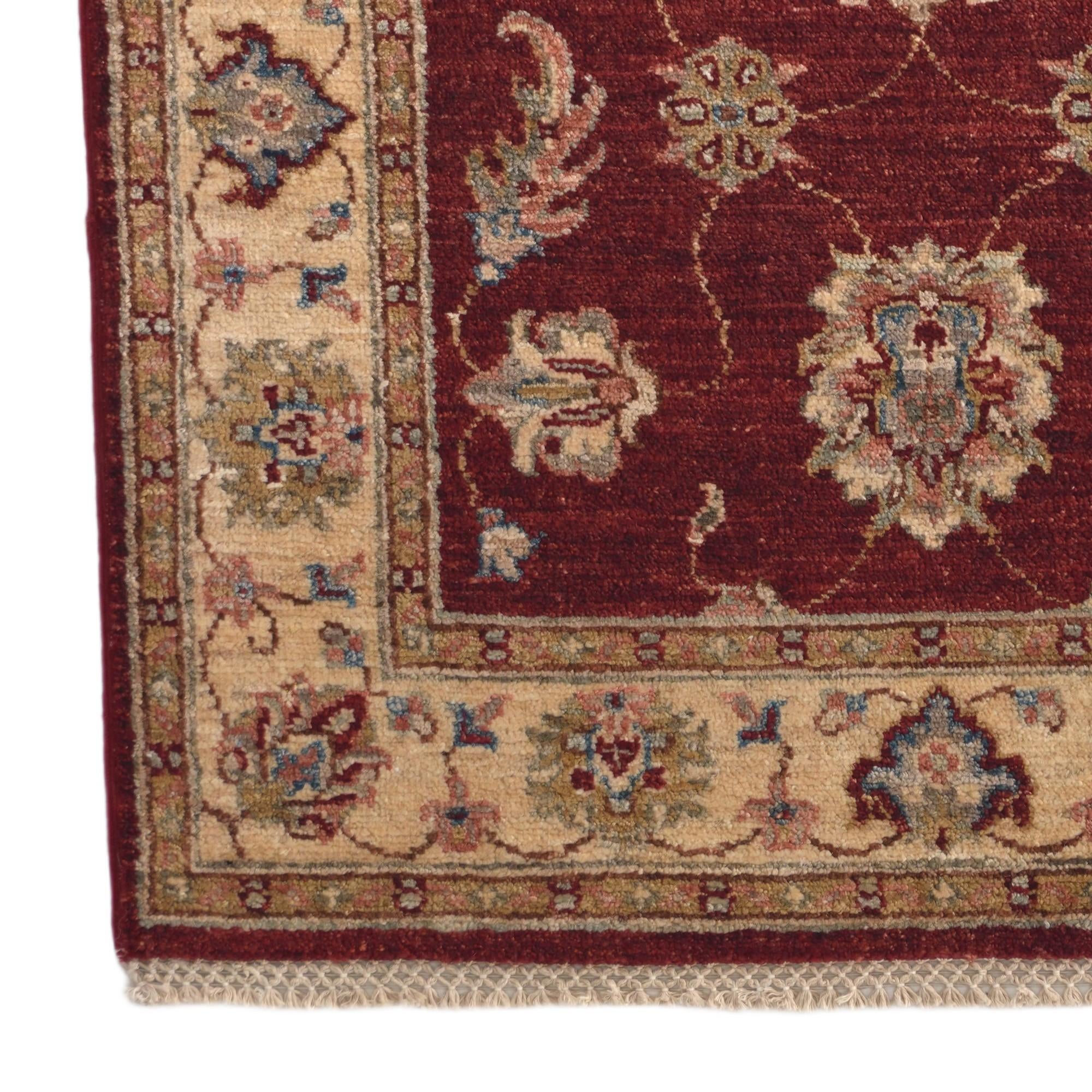 2' 9 x 4' 2 Hand Knotted Ziegler Rug
