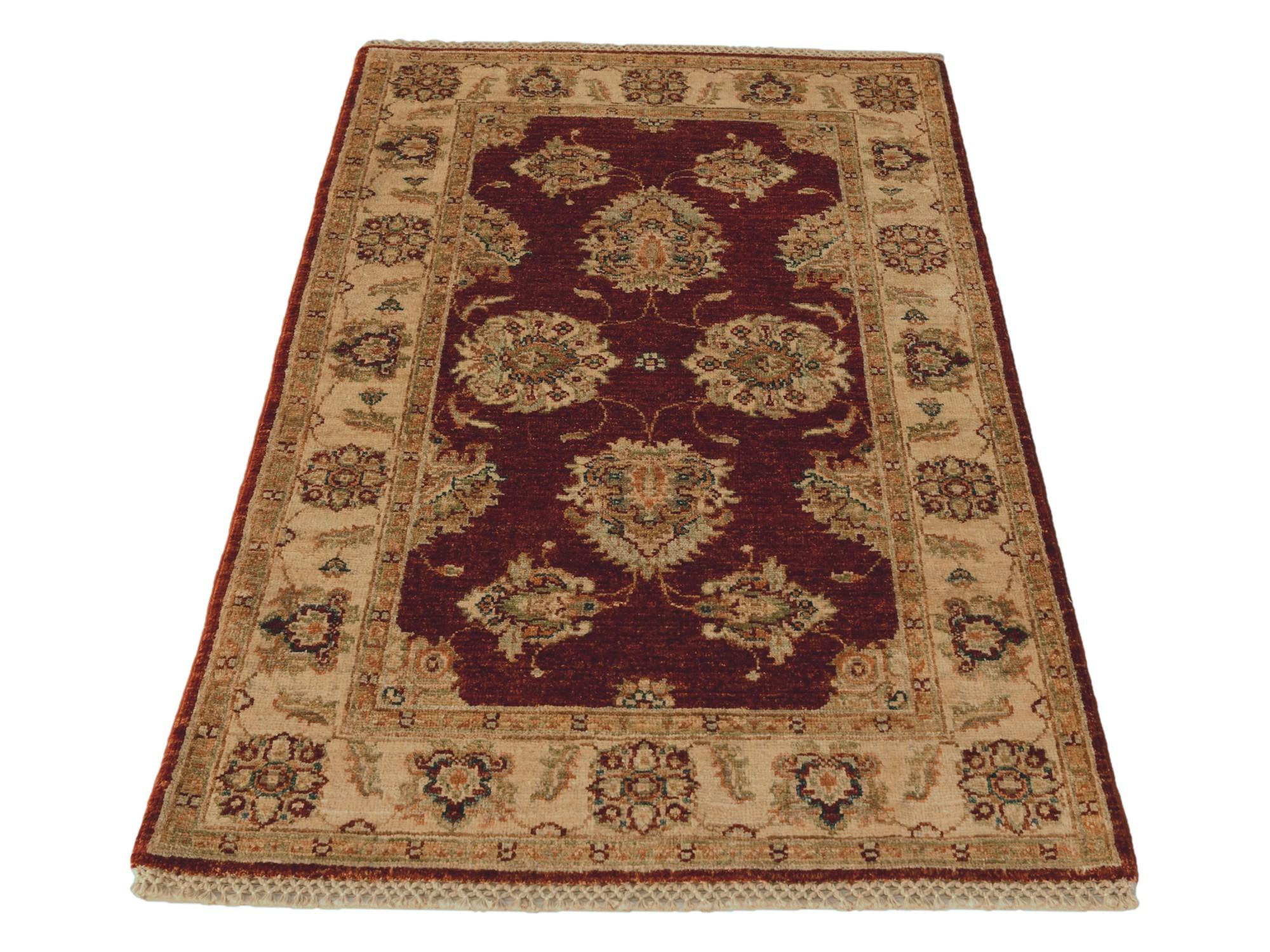 2' 9 x 4' 4 Hand Knotted Ziegler Rug