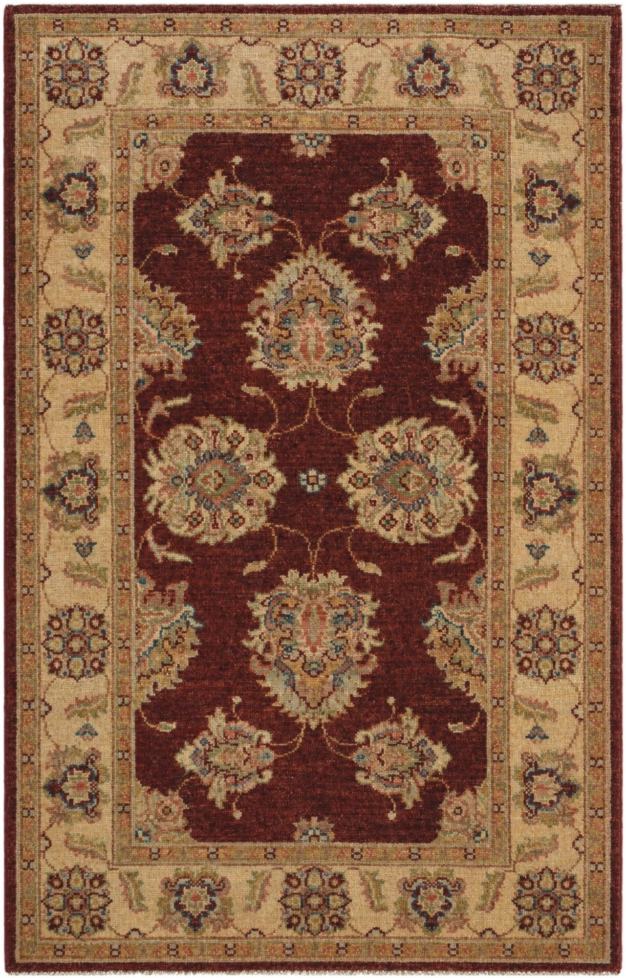 2' 9 x 4' 4 Hand Knotted Ziegler Rug