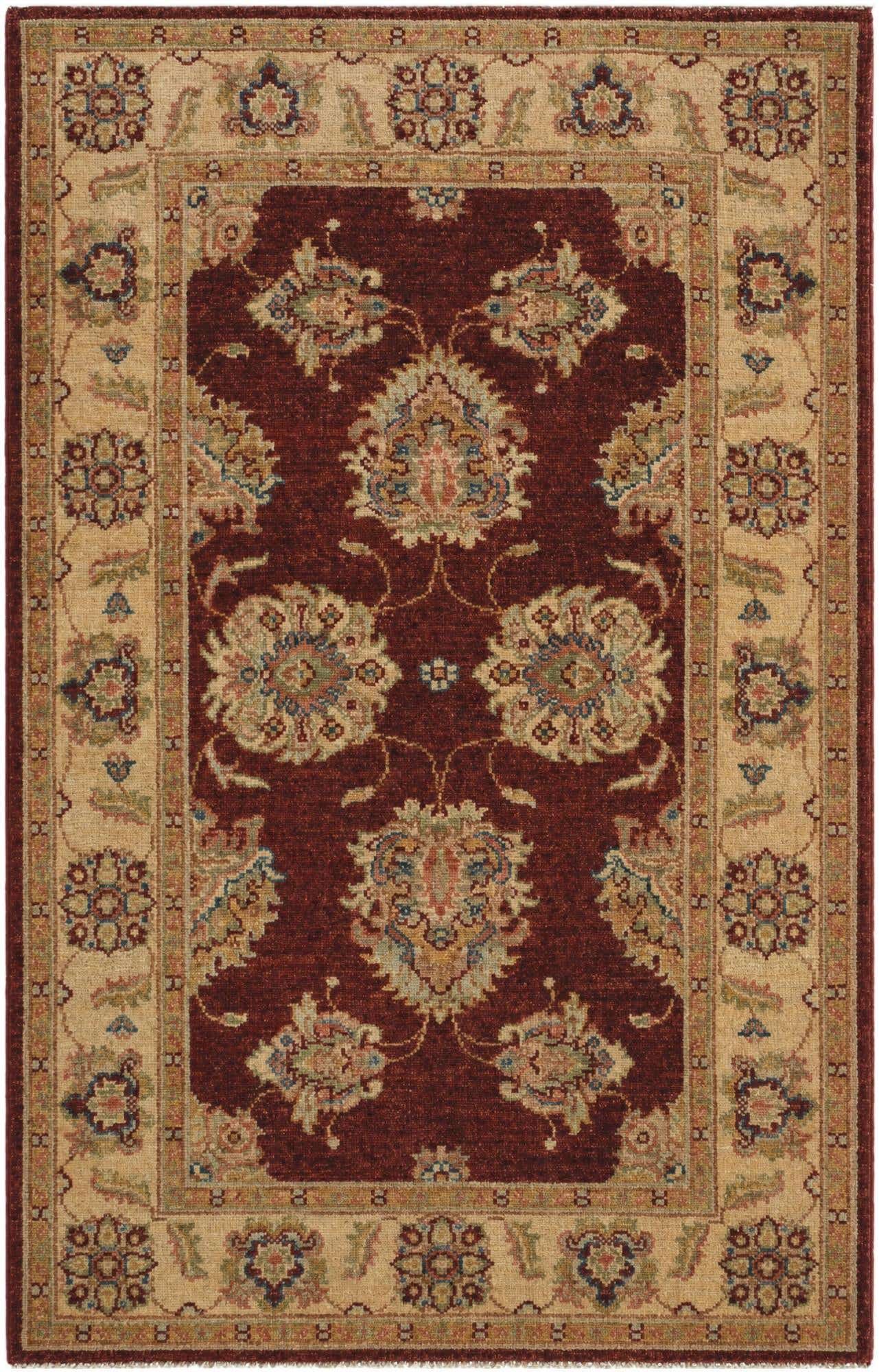 2' 9 x 4' 4 Hand Knotted Ziegler Rug