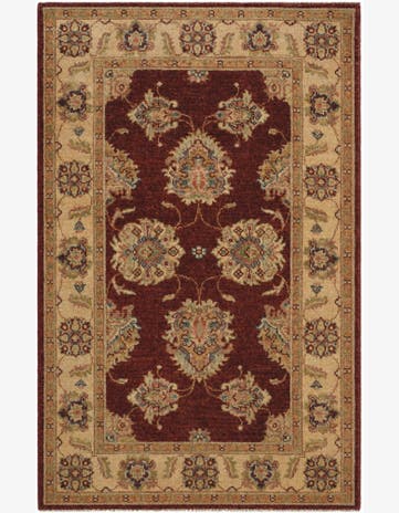 2' 9 x 4' 4 Hand Knotted Ziegler Rug