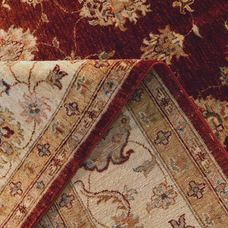 Detail image of 8' 5 x 11' 7 Hand Knotted Ziegler Rug