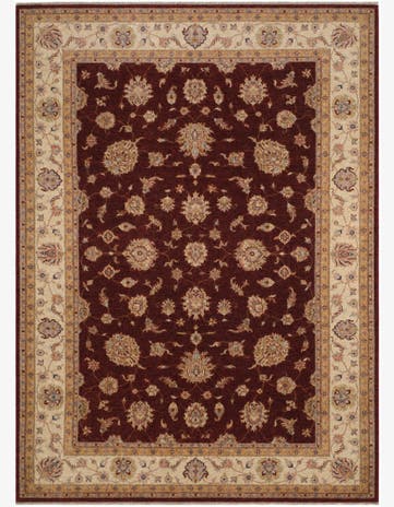 8' 5 x 11' 7 Hand Knotted Ziegler Rug