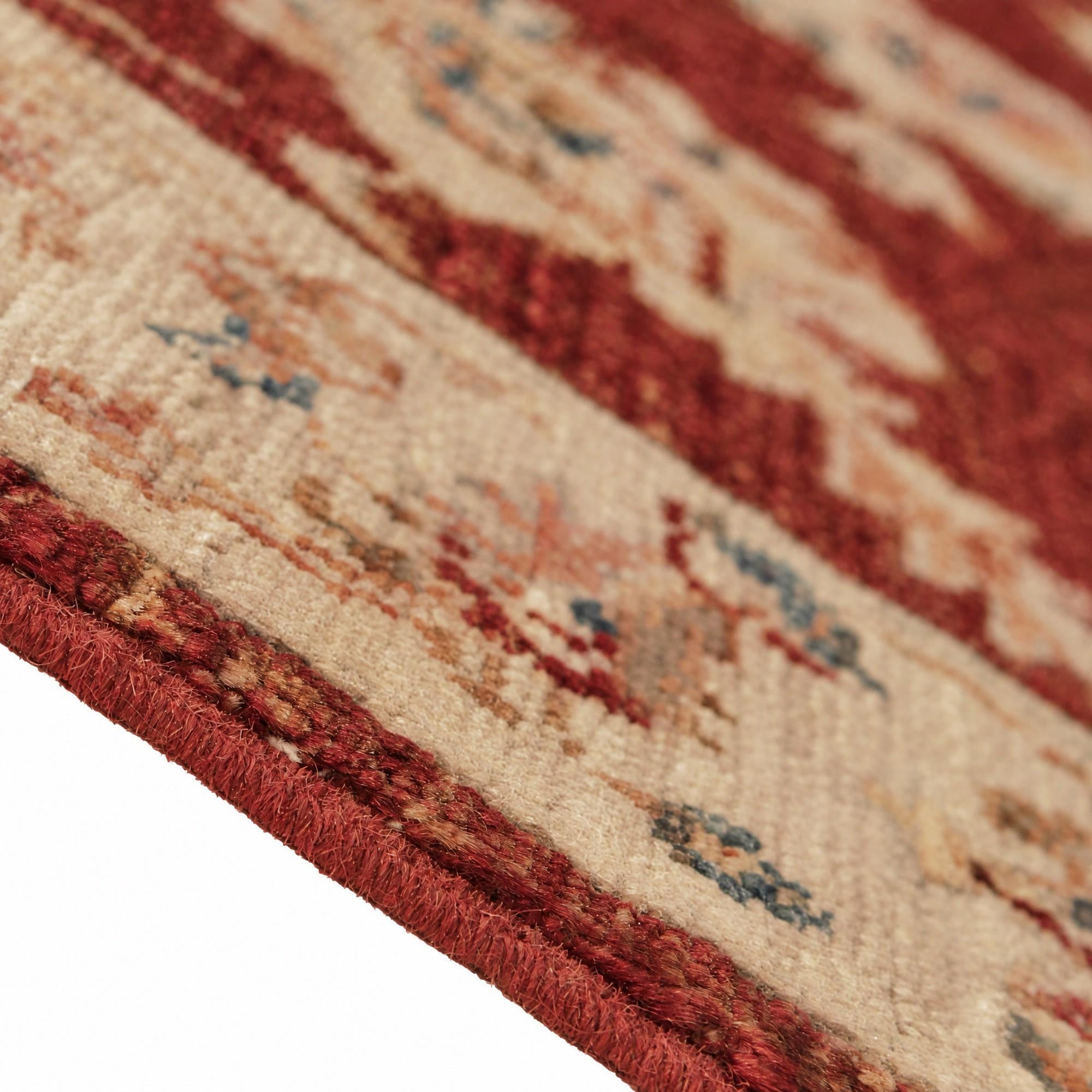 90cm x 155cm Hand Knotted Ziegler Rug