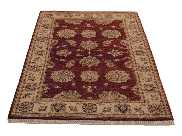 Detail image of 3' 5 x 5' 3 Hand Knotted Ziegler Rug