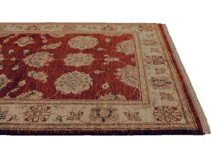 3' 5 x 5' 3 Hand Knotted Ziegler Rug