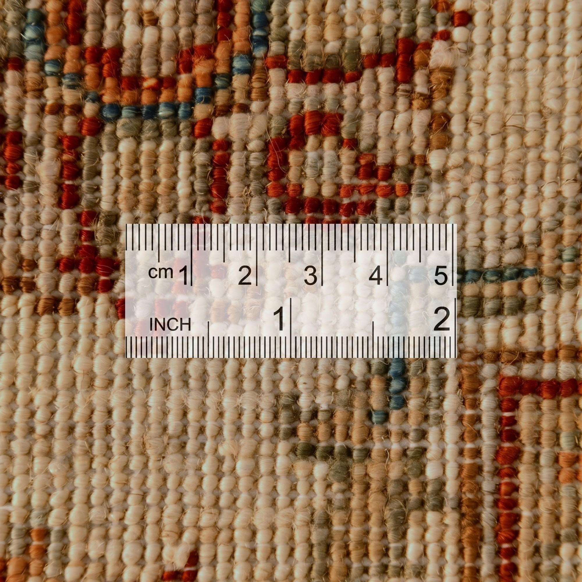 3' 5 x 5' 3 Hand Knotted Ziegler Rug