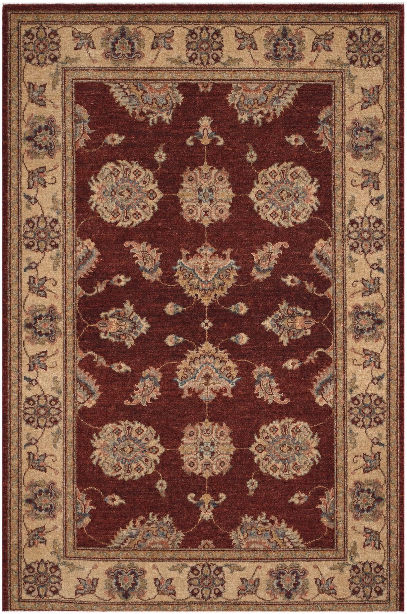 3' 5 x 5' 3 Hand Knotted Ziegler Rug