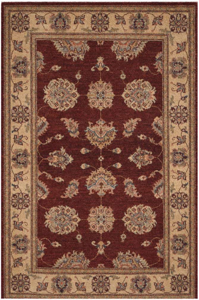 3' 5 x 5' 3 Hand Knotted Ziegler Rug