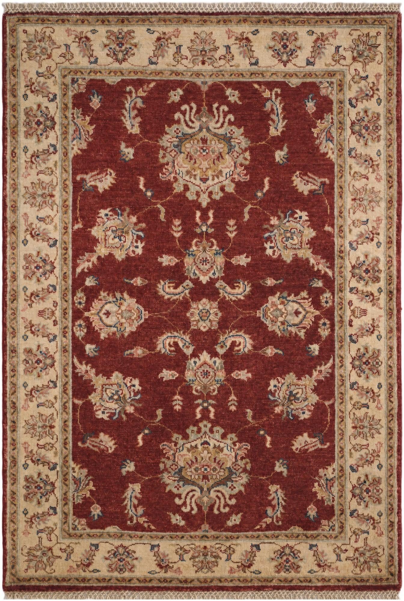 3' 6 x 5' 1 Hand Knotted Ziegler Rug