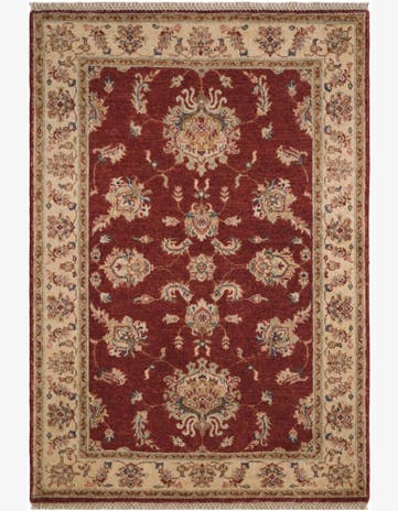 3' 6 x 5' 1 Hand Knotted Ziegler Rug