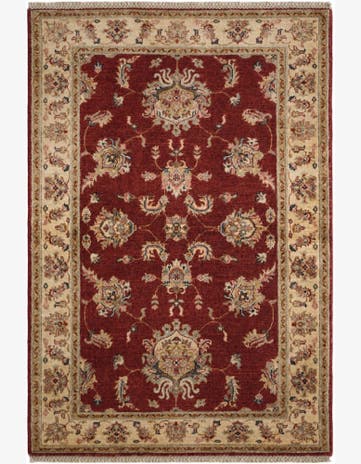 3' 6 x 5' 3 Hand Knotted Ziegler Rug