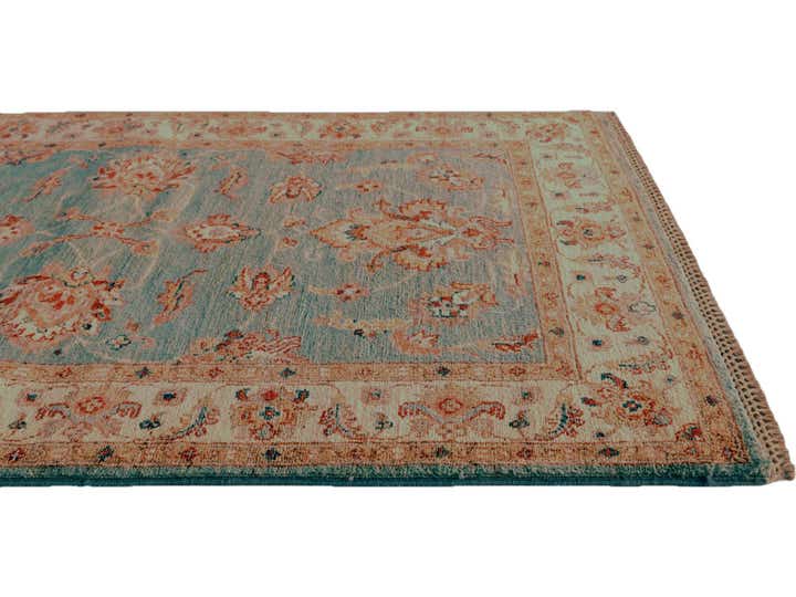 3' 5 x 4' 11 Hand Knotted Ziegler Rug