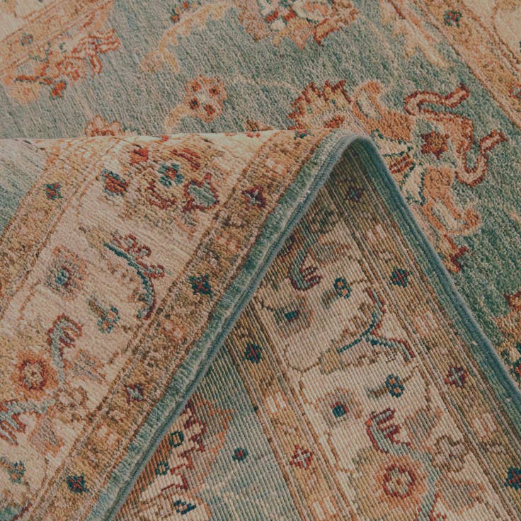 Detail image of 3' 5 x 4' 11 Hand Knotted Ziegler Rug