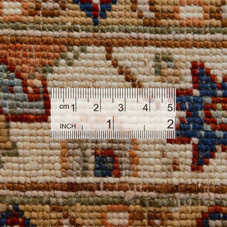 Detail image of 3' 5 x 4' 11 Hand Knotted Ziegler Rug