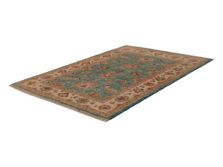 Detail image of 3' x 4' 11 Hand Knotted Ziegler Rug