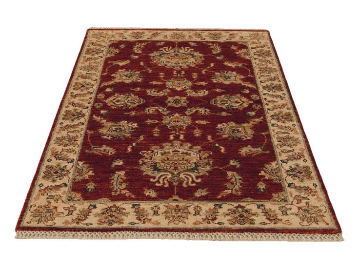 Detail image of 3' 1 x 4' 9 Hand Knotted Ziegler Rug