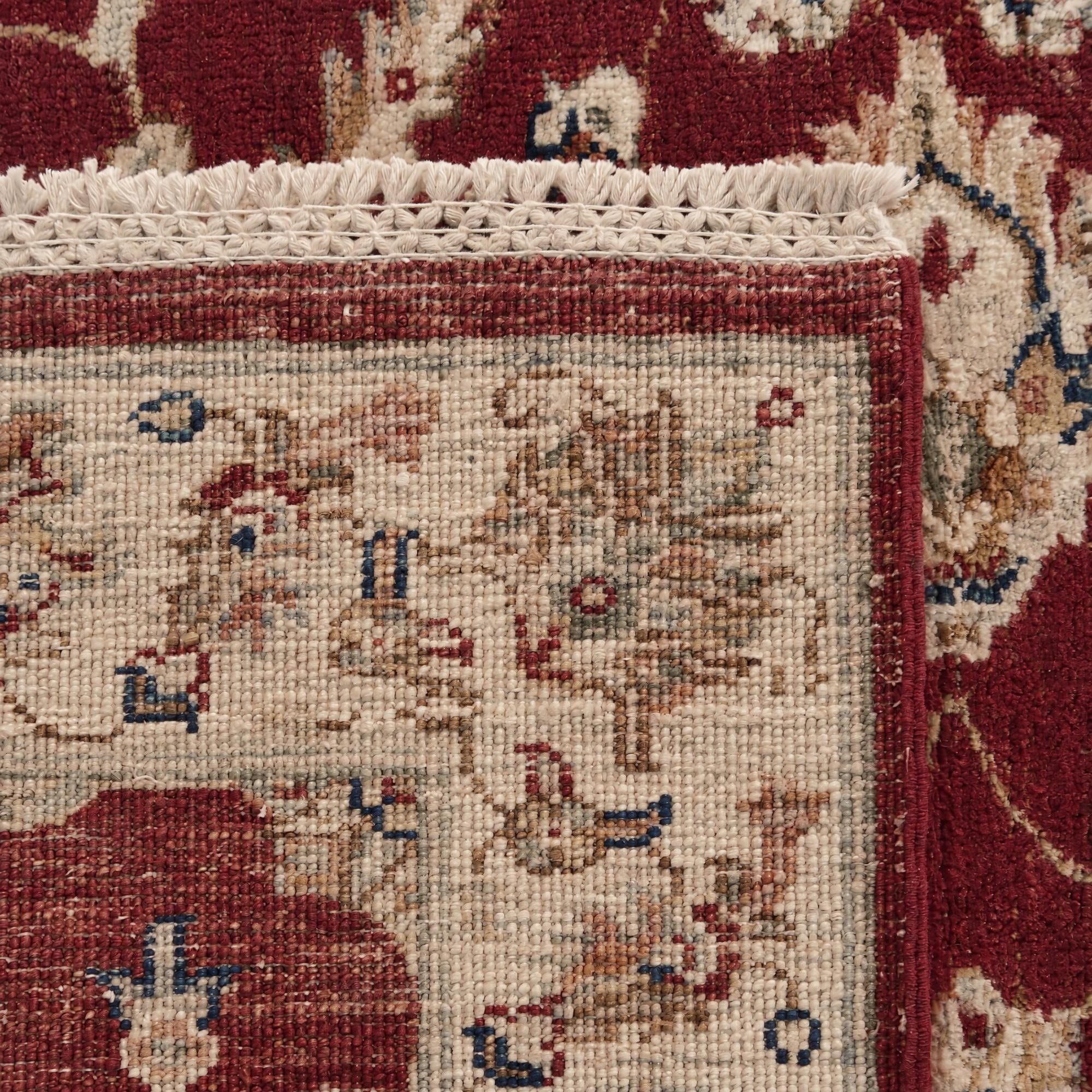 95cm x 145cm Hand Knotted Ziegler Rug