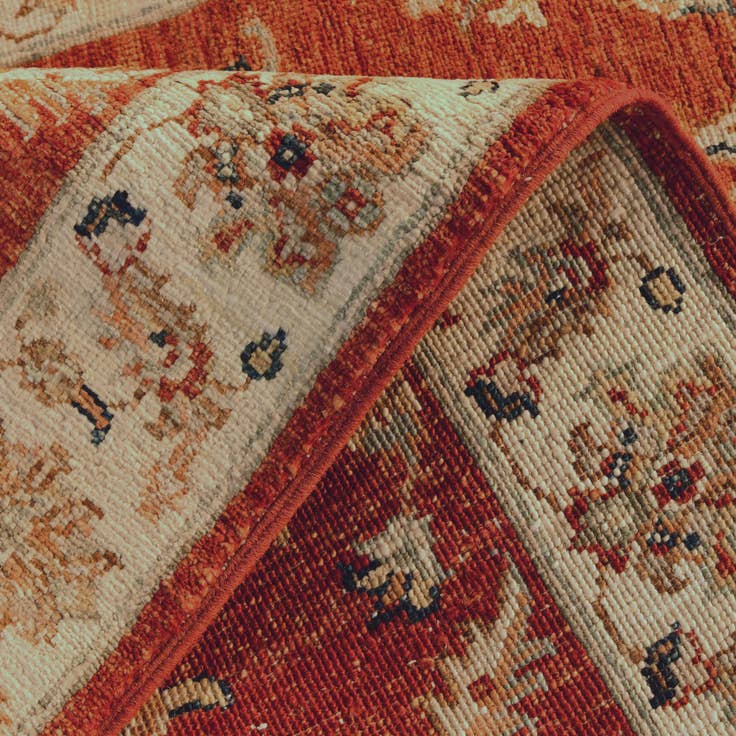 Detail image of 3' 5 x 4' 11 Hand Knotted Ziegler Rug
