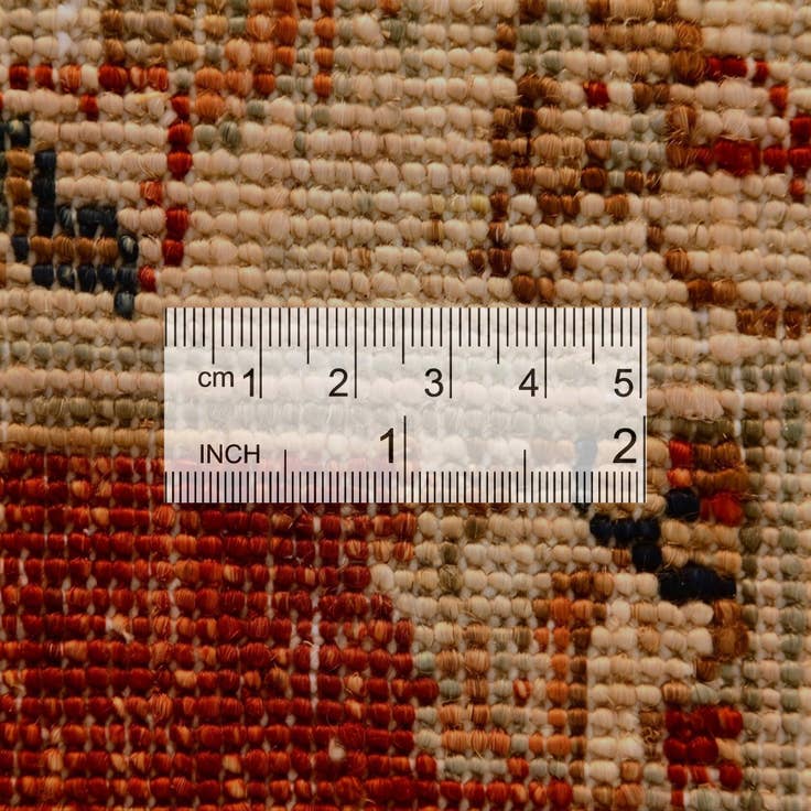 Detail image of 3' 5 x 4' 11 Hand Knotted Ziegler Rug