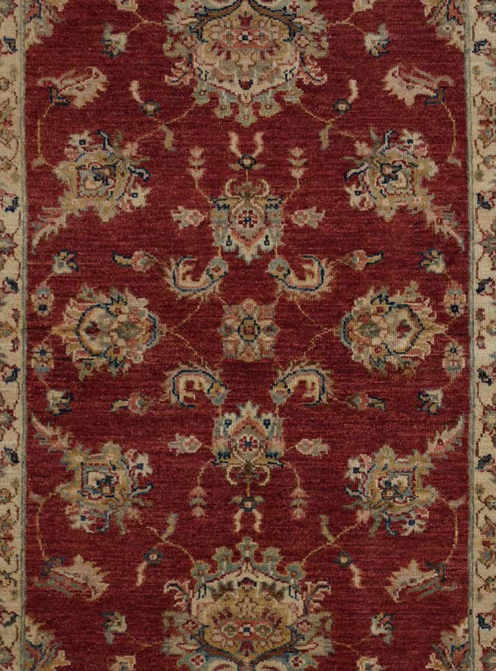 3' 5 x 4' 11 Hand Knotted Ziegler Rug