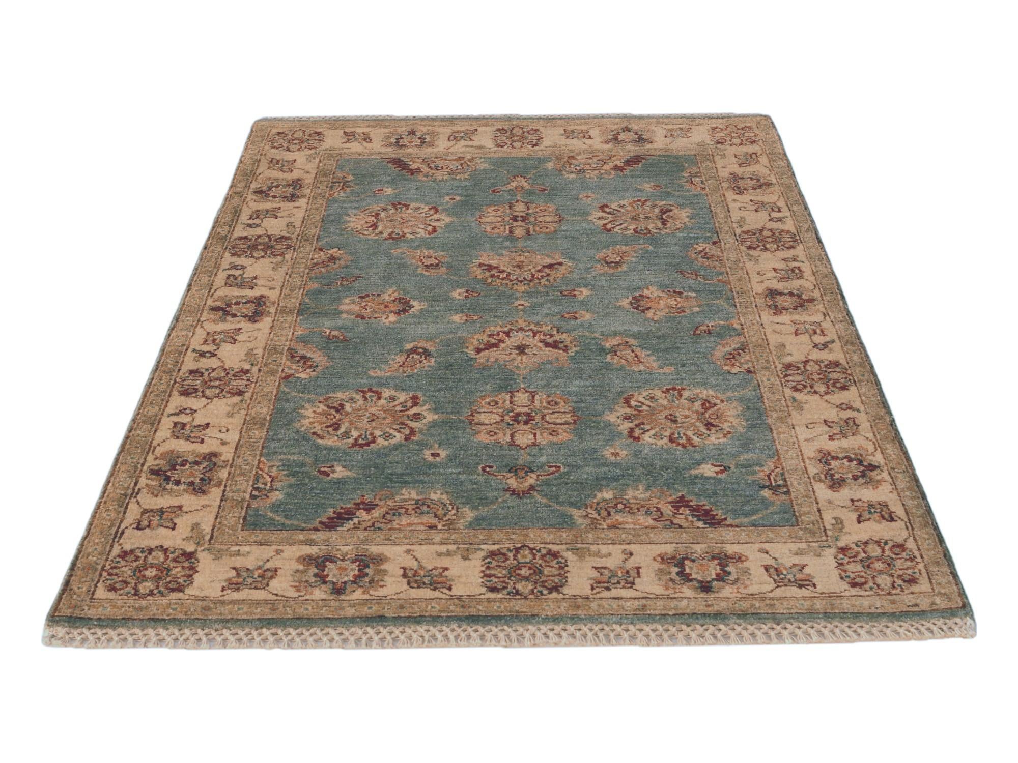 3' 5 x 5' 1 Hand Knotted Ziegler Rug