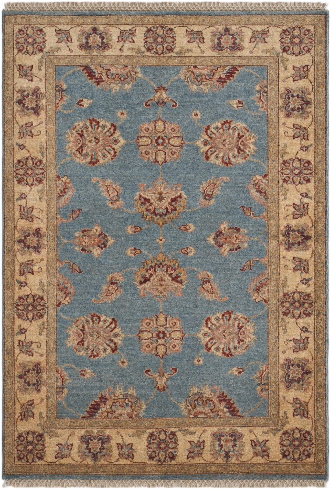 3' 5 x 5' 1 Hand Knotted Ziegler Rug