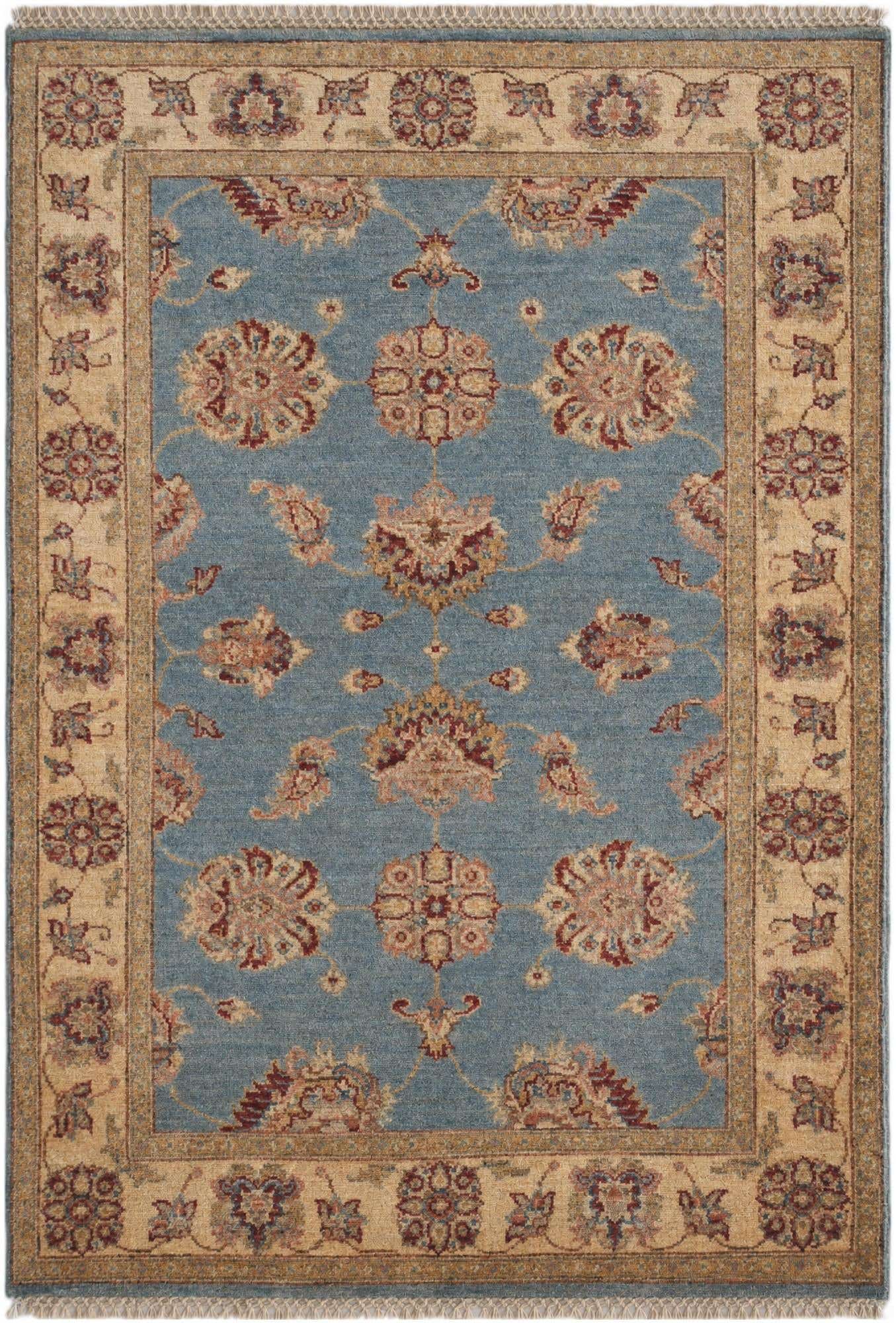 3' 5 x 5' 1 Hand Knotted Ziegler Rug