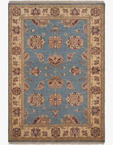 3' 5 x 5' 1 Hand Knotted Ziegler Rug