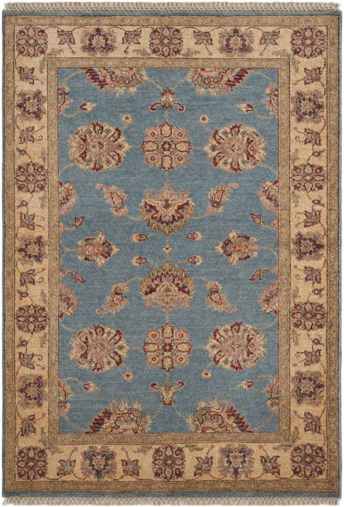 3' 5 x 5' 1 Hand Knotted Ziegler Rug