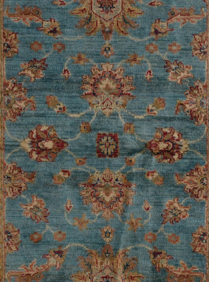 Detail image of 3' 5 x 4' 11 Hand Knotted Ziegler Rug