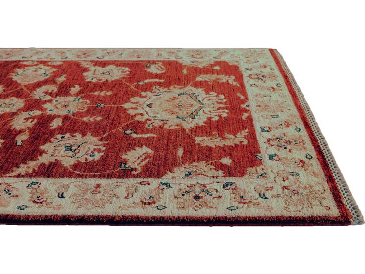 Detail image of 3' 1 x 4' 11 Hand Knotted Ziegler Rug