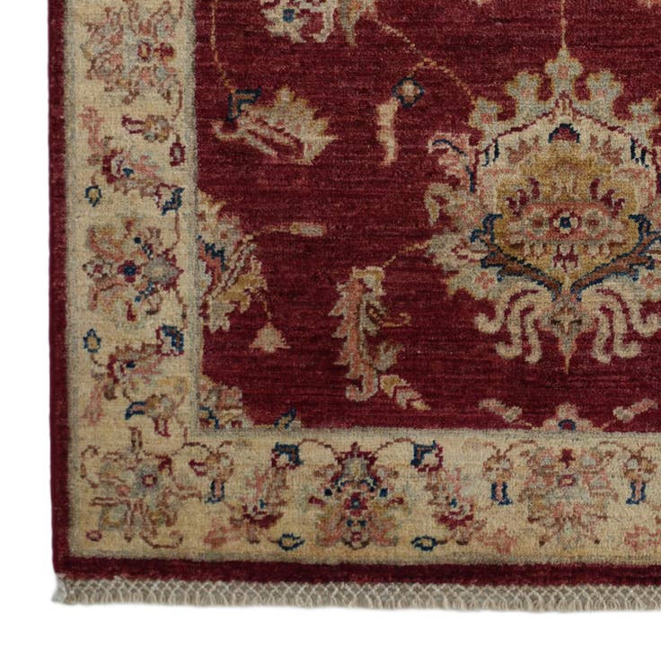 Detail image of 3' 1 x 4' 11 Hand Knotted Ziegler Rug