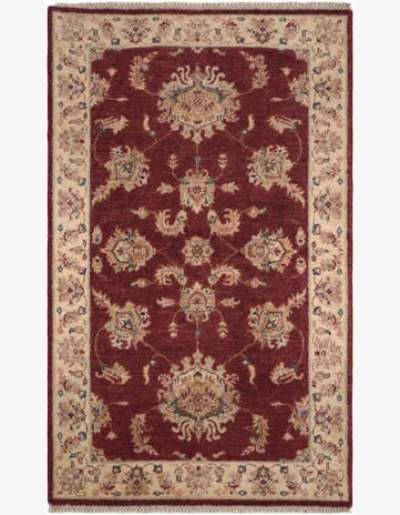 3' 1 x 4' 11 Hand Knotted Ziegler Rug