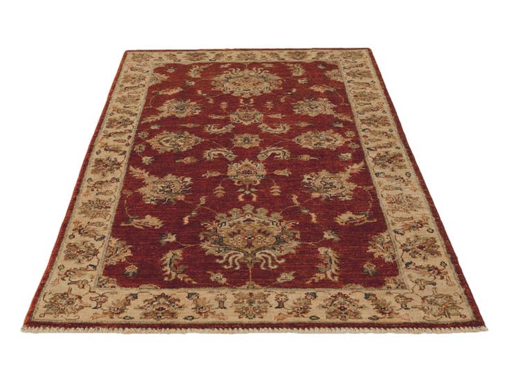 Detail image of 3' 1 x 5' Hand Knotted Ziegler Rug