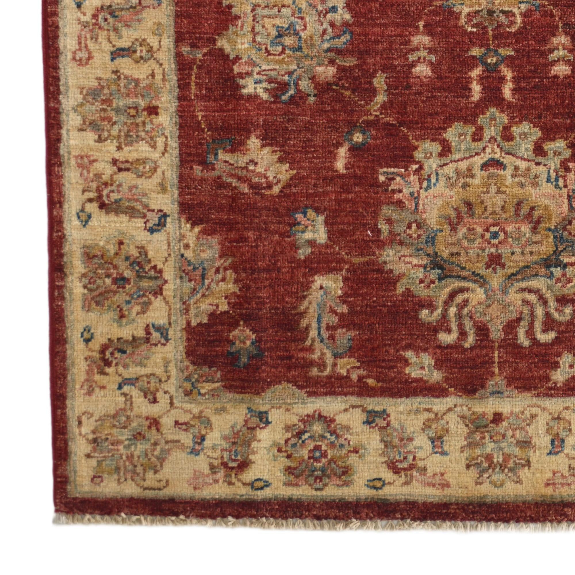 95cm x 150cm Hand Knotted Ziegler Rug