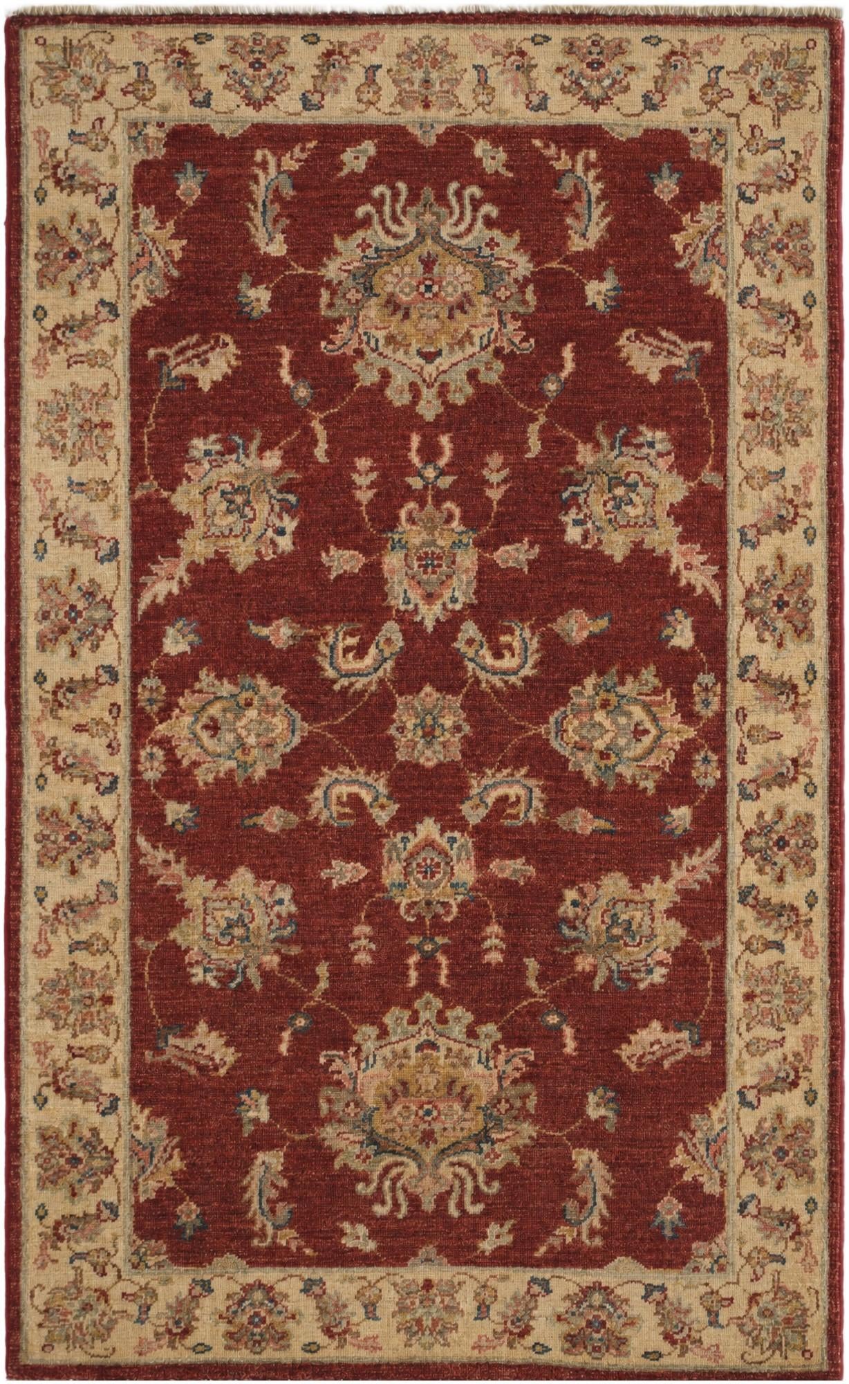 3' 1 x 5' Hand Knotted Ziegler Rug