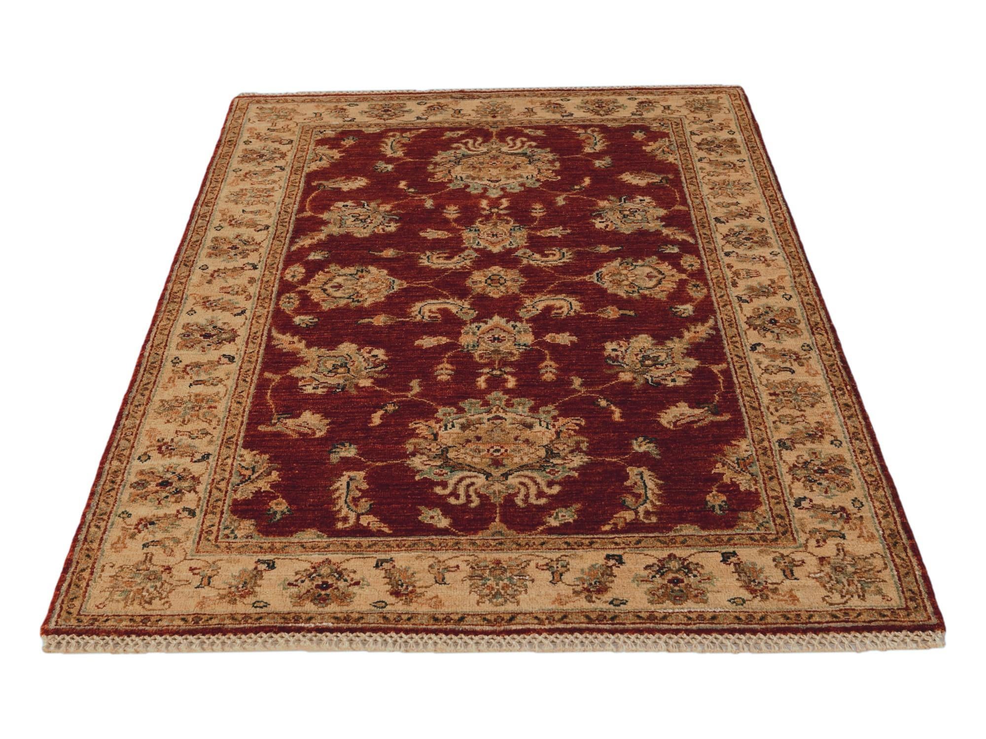 3' 5 x 5' 1 Hand Knotted Ziegler Rug