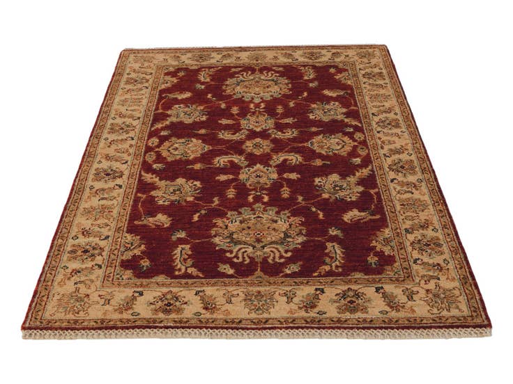Detail image of 3' 5 x 5' 1 Hand Knotted Ziegler Rug