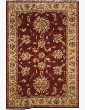 3' 5 x 5' 1 Hand Knotted Ziegler Rug