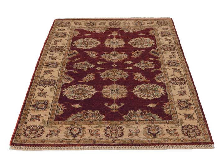 3' 2 x 4' 9 Hand Knotted Ziegler Rug