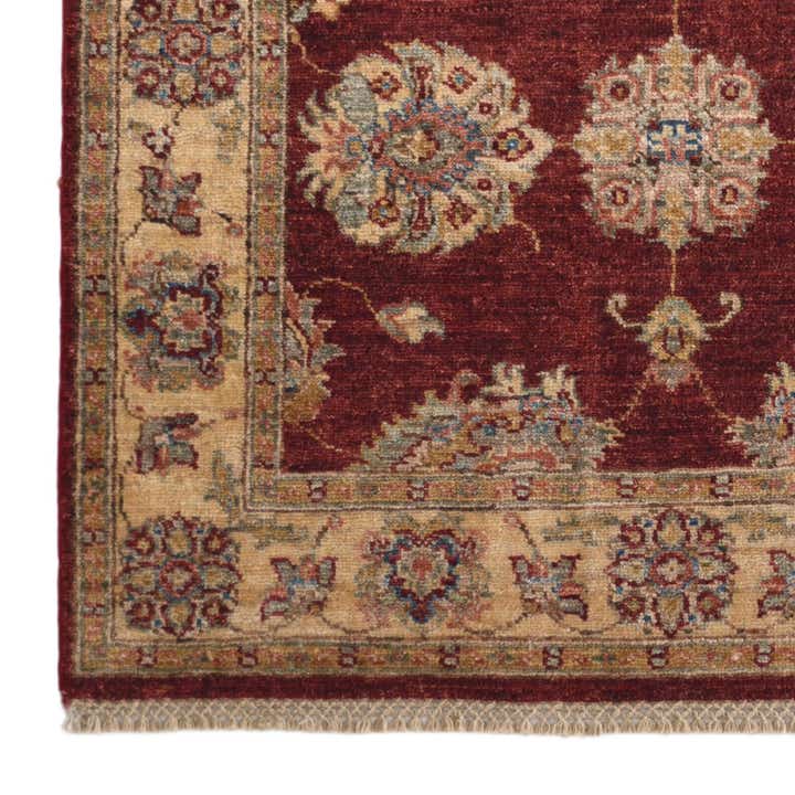 3' 2 x 4' 9 Hand Knotted Ziegler Rug