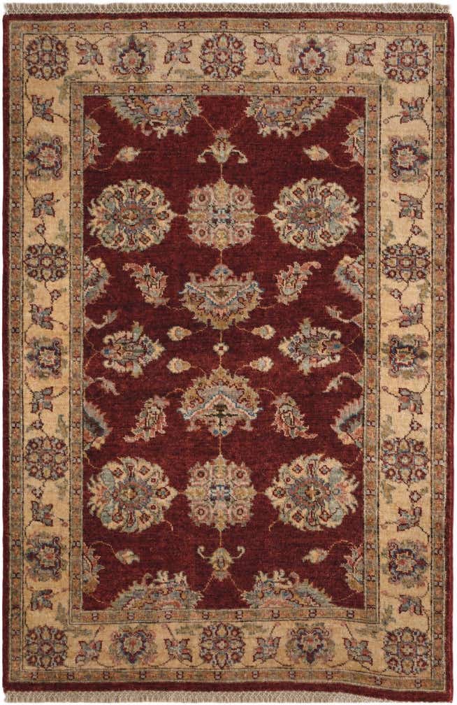 3' 2 x 4' 9 Hand Knotted Ziegler Rug