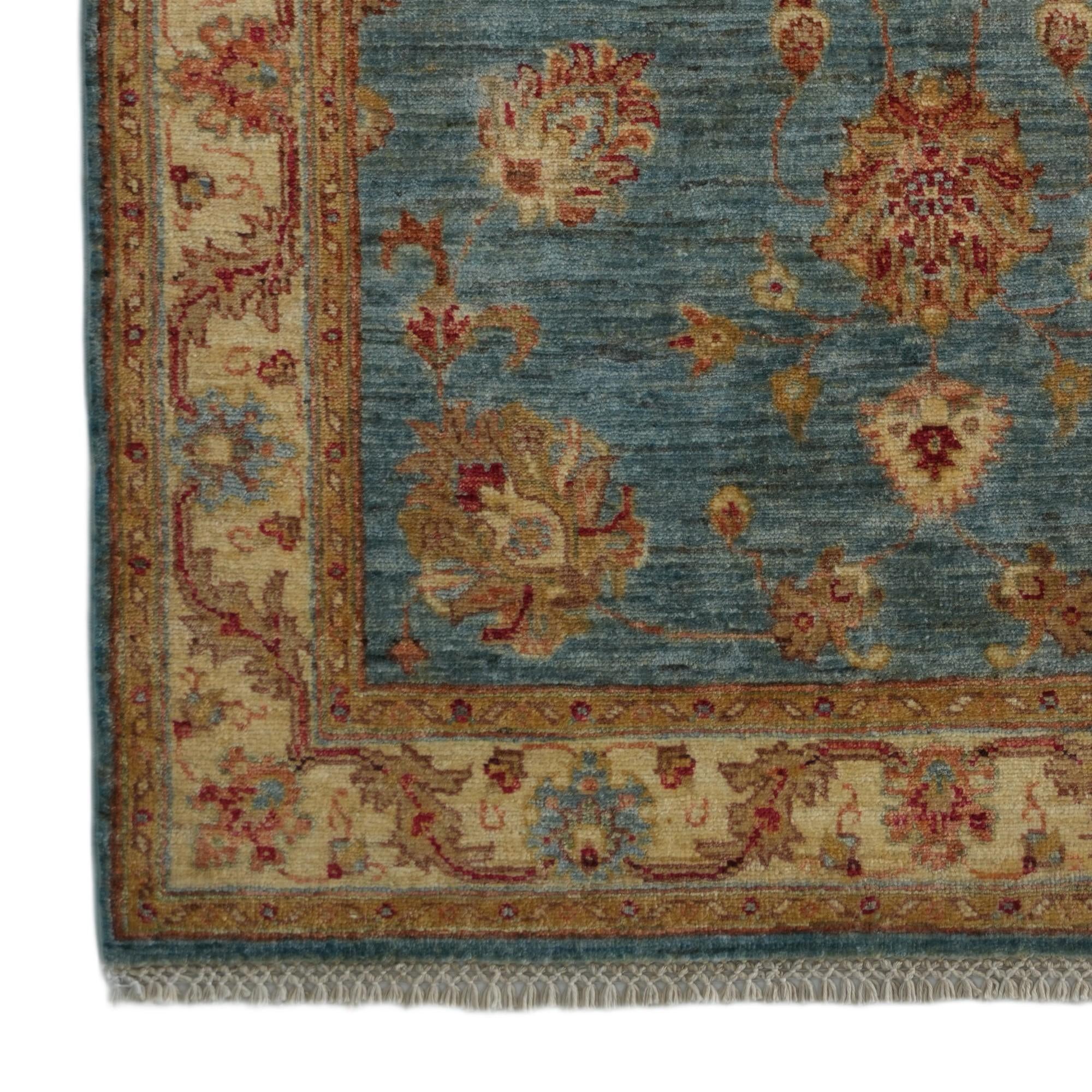 3' 5 x 5' 1 Hand Knotted Ziegler Rug