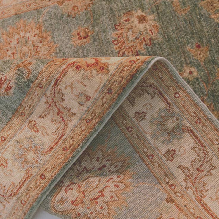 Detail image of 3' 5 x 5' 1 Hand Knotted Ziegler Rug