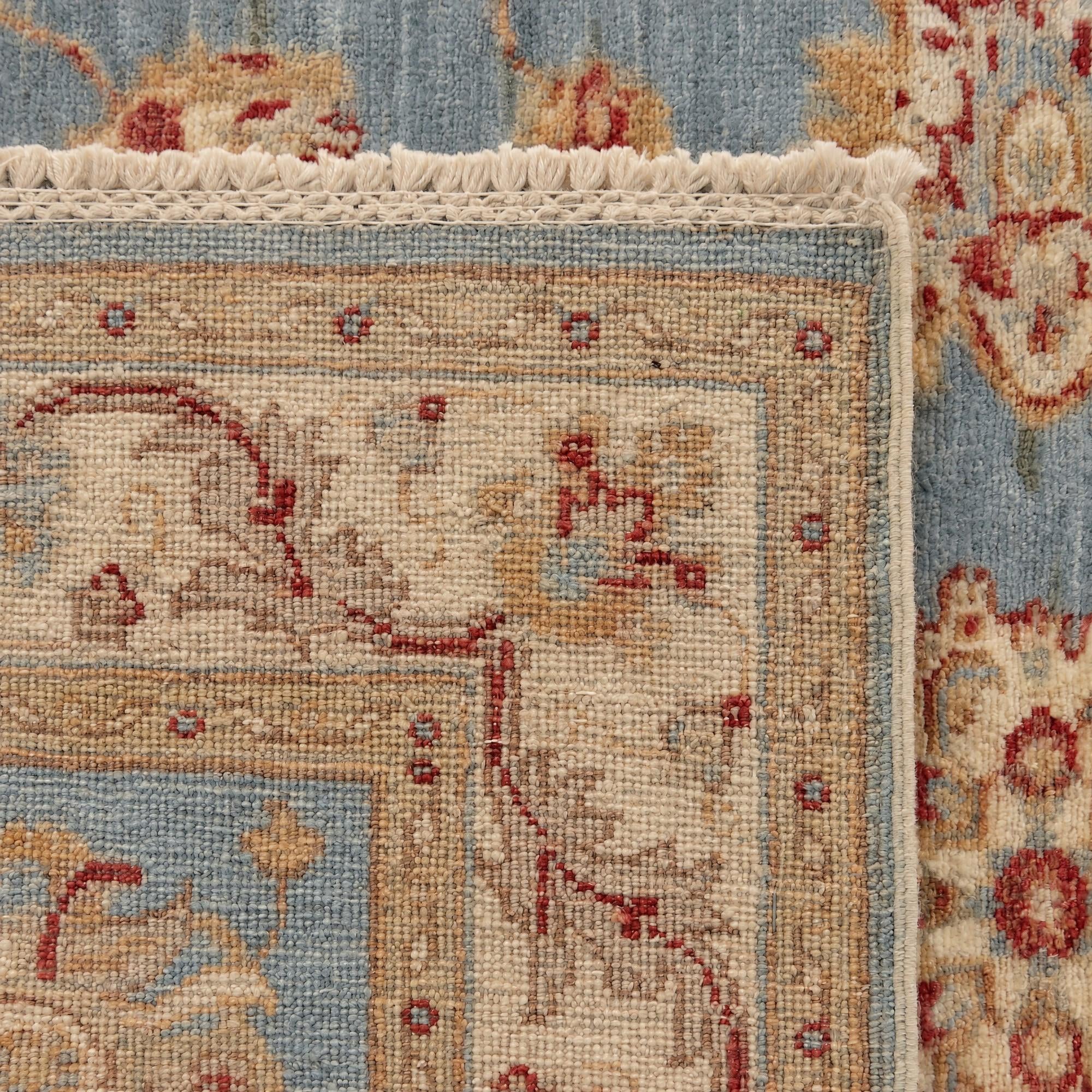 105cm x 155cm Hand Knotted Ziegler Rug