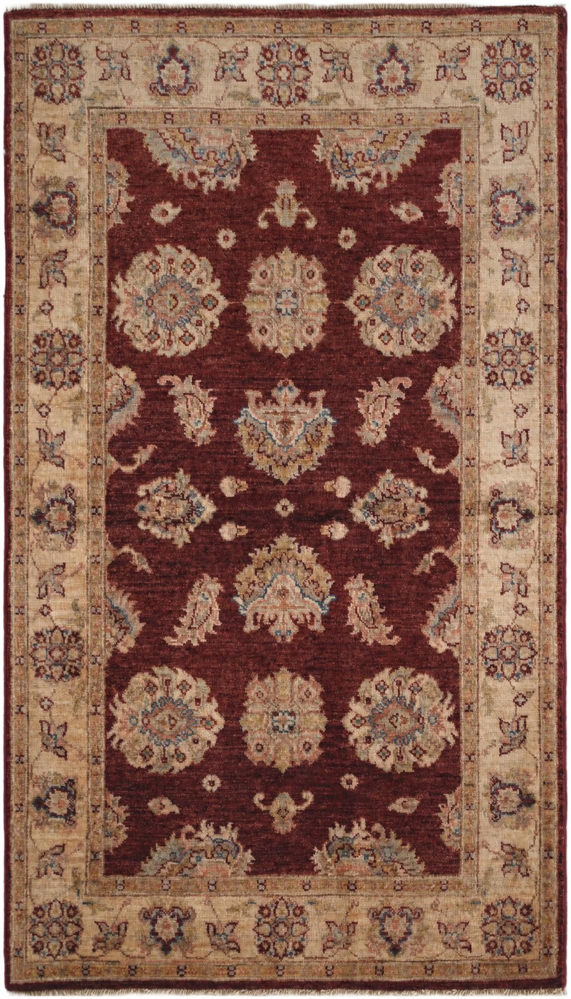 3' x 5' 3 Hand Knotted Ziegler Rug