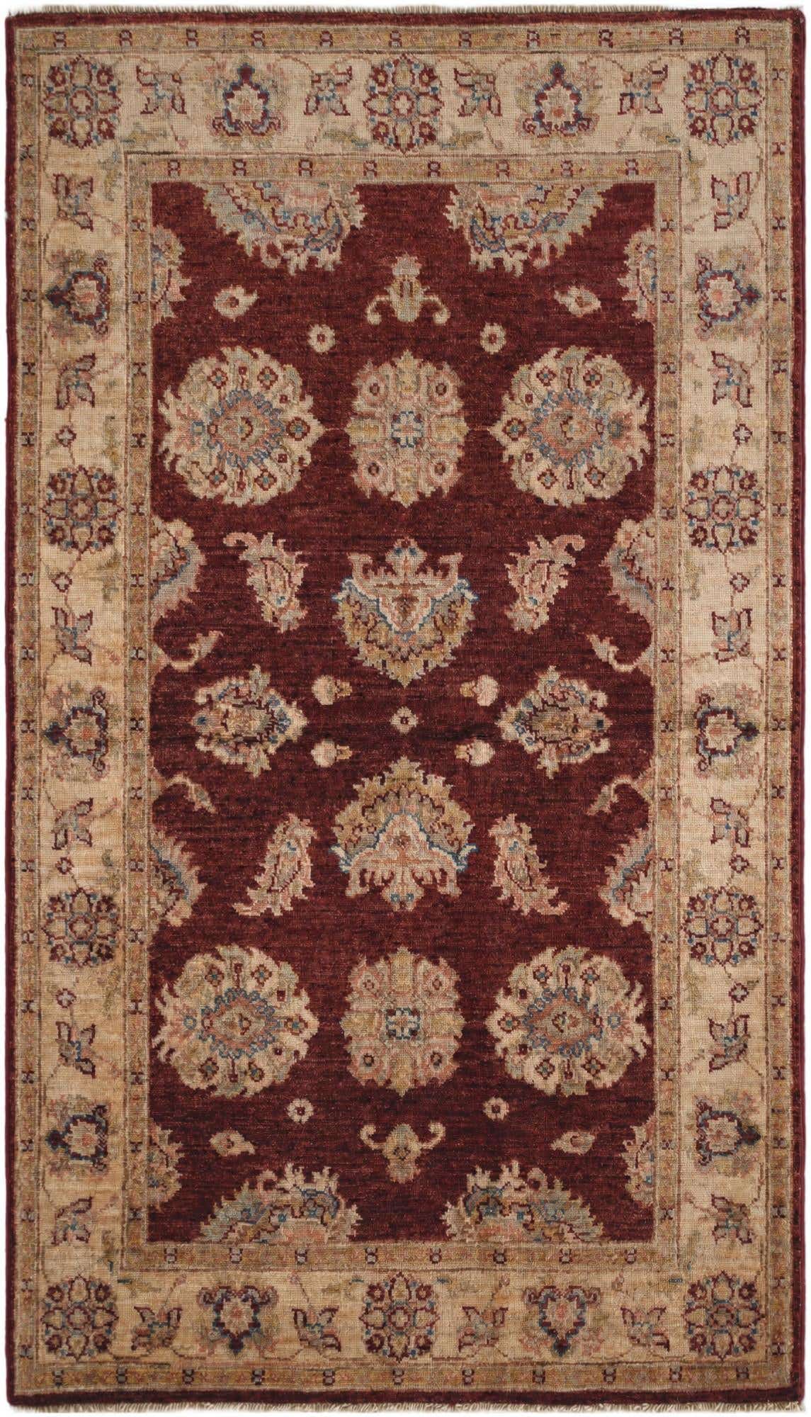 3' x 5' 3 Hand Knotted Ziegler Rug