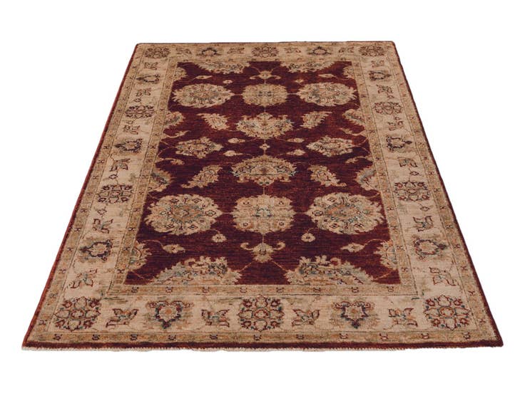 Detail image of 3' 1 x 5' 3 Hand Knotted Ziegler Rug
